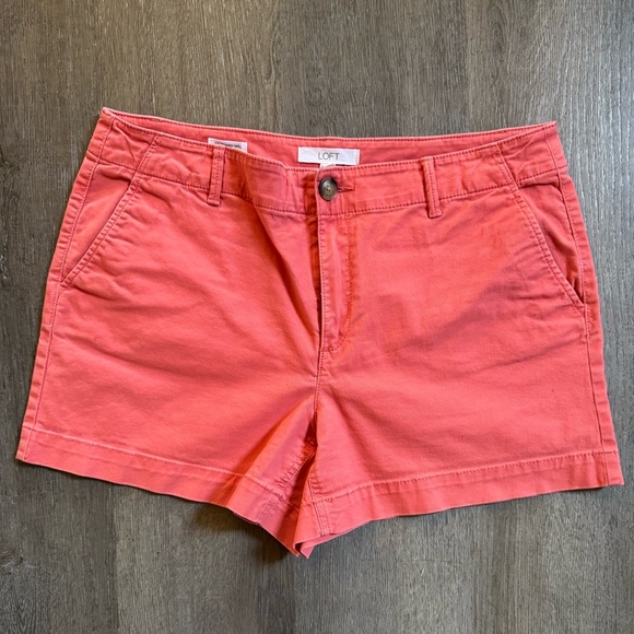LOFT Pants - Loft The Washed Twill Short 4”